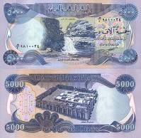 *5000 Dinárov Irak 2003-10, P94 UNC - Kliknutím na obrázok zatvorte -